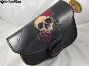 Sacoche artisanale Harley davidson Myleeatherbikes sur mesure_22